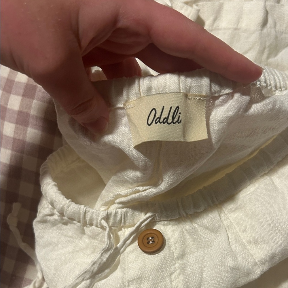 Oddli Linen Drawstring Pants - Picture 5 of 6